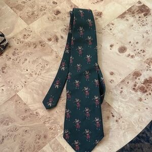 Vintage Polo by Ralph Lauren dark green golfing tie